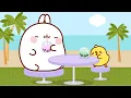 Download Lagu Molang and Piu Piu drink Fresh Bubble Tea 🥤☀️