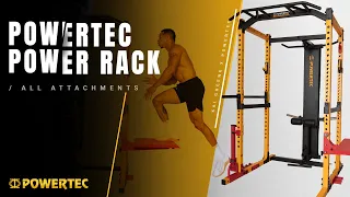 OFFICIAL Powertec Workbench Power Rack Full Review All Attachments Lat Tower Option