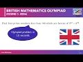 BRITISH MATHEMATICS OLYMPIAD ROUND 1 YEAR 2006 OLYMPIAD PROBLEMS CHALLENGING PROBLEMS