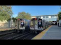 MTA NYC Subway R46 R179 R211 A and S Trains Broad Channel Station 23