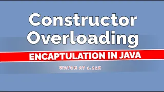 Understanding Constructor Overloading