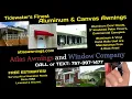 Atlas Awnings Window Company Tidewater s Finest Aluminum Canvas Awnings 757-397-1477 Portsmouth VA