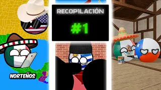 RECOPILACIÓN (#1) de VIDEOS 🎥 de COUNTRYBALLS 🤑😈🇨🇱#countryballs #viral #humor #shorts