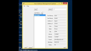 Address Book Management System in Python