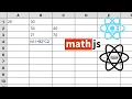 Using RecoilJs React and Mathjs to build Google Sheets clone