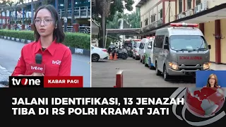 Download 13 Kantong Jenazah Korban Kecelakaan Tol Cikampek Tiba di RS Polri | Kabar Pagi tvOne MP3