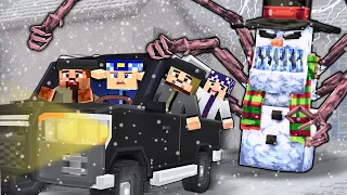 TEHLİKELİ KAR YOLCULUĞUNA ÇIKTIK! 😱 - Minecraft