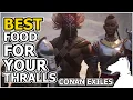 Best food for your Thralls CONAN EXILES