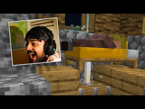 Download MP3 Mutahar Laughing at Minecraft Villager hit by Piston #Shorts