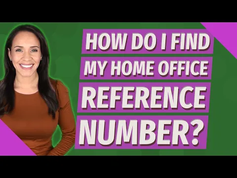 Download MP3 How do I find my home office reference number?