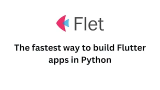 The fastest way to build Flutter apps in Python