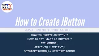 JButton Bounds Text Image Color Font Java Swing Tutorial