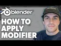 How to Apply a Modifier in Blender 2024 Guide