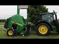 High Density Baling - Introducing the New John Deere V452M Round Baler Riesterer Schnell