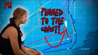 Pinned against the South American Coast, Trying to Sail WEST! Ep148