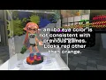 Splatoon 3 Splatoon 2 Orange Inkling Girl Eye Color Inconsistentcy