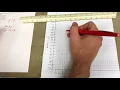 Making a graph to determine density