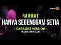 Lagu Hanya Segenggam Setia Karaoke Nada Rendah - Rahmat Ekamatra || Lower Key