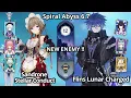 NEW C0 Sandrone Stellar Conduct C0 Flins Lunar Charged - Spiral Abyss Floor 12 Genshin Impact 6 7