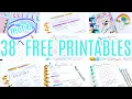 38 MORE Free Printables Summary of Free Printables from PersonalizeMyPlanner Happy Planner