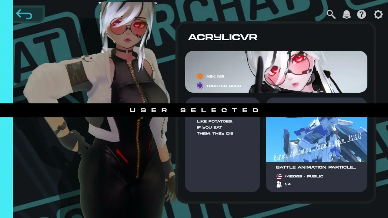 VRChat Socials Tab Reimagined