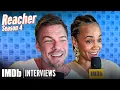Alan Ritchson Maria Sten Reveal What Makes REACHER Hit So Hard