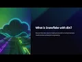 Snowflake Training with Realtime Projects I