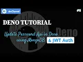 Deno Tutorial Part - 6 Update Password Api using Deno and MongoDB Jwt Authentication in Deno