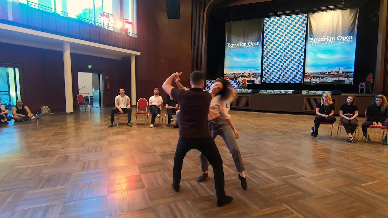 Ben Morris & Alyssa Glanville - 2nd place Champions Jack&Jill - Bavarian Open 2019