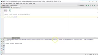 The Basics - Python 3 String Construction
