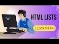 HTML Lists Explained - Ordered Unordered Definition Lists Web Development Bootcamp