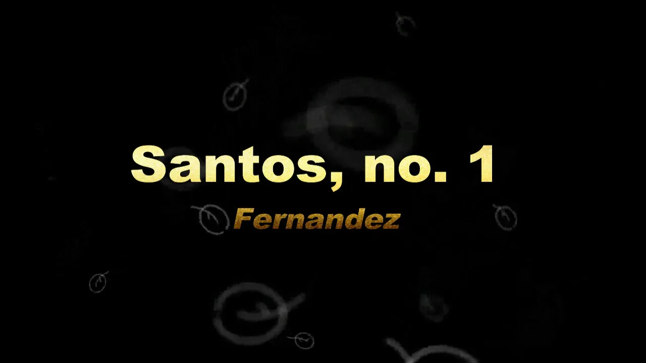 Santos, no. 1 - Narcisa Fernandez (cover) - lyrics