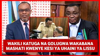 Wakili Nassoro katuga na amani golugwa watoana jasho mahakamani kesi ya Tundu Lissu