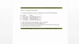Python Module 05-06 Lab 5-2 Starter