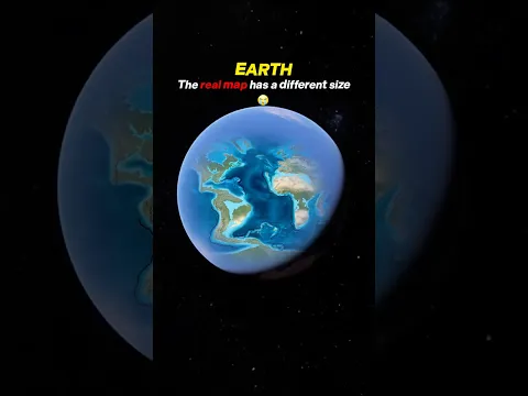 Your Whole Life Was A Lie (World Map Exposed) 💀 #Space