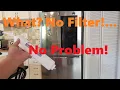 Inline water filter Step by Step installation for our new LG refrigerator - quick and simple