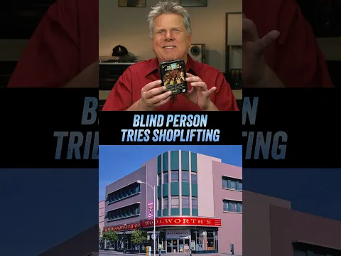 Blind Person Tries Shoplifting