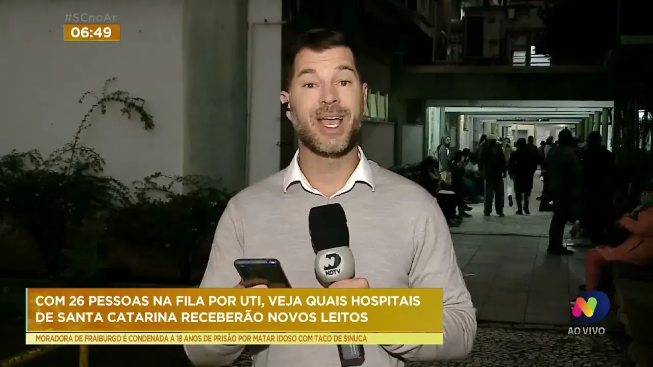 Com 26 pessoas na fila por UTI, veja quais hospitais de Santa Catarina receberão novos leitos