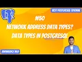 Data Types in PostgreSQL Network Address Data Types PostgreSQL Full Playlist