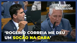 Luiz Lima claims to have been punched in the face by Rogério Correia; congressman apologizes.
