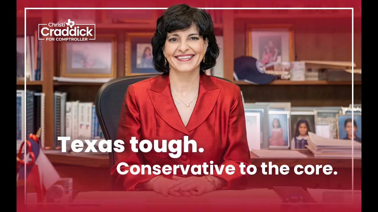 Christi Craddick for Comptroller — Christi Craddick for Comptroller Campaign Ad (YouTube video ad)
