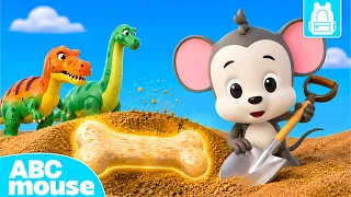 Dino Fossil Dig! 🦕🦴 | Dinosaur Science Adventure | ABCmouse Backpack Adventures for Kids 🎒