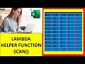 Scan function in excel