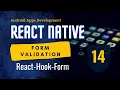 Effortless Form Validation in React Native with React Hook Form EzyCode