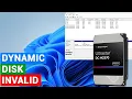 How to Fix Dynamic Disk Invalid Error in Windows - The Only Fix You Need