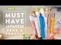 MUST-HAVE Japanese Stationery Part 1 Pens Pencils Markers
