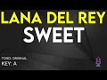 Download Lagu Lana Del Rey - Sweet - Karaoke Instrumental