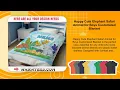 Happy Cute Elephant Safari Animal for Boys Customized Blanket