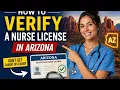 How to verify a nurse license in Arizona