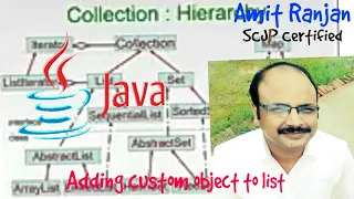 Adding custom object to list in java Java Collection AmitRanjan